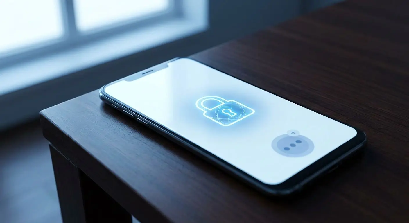 Concepto de seguridad digital y uso responsable en el móvil
