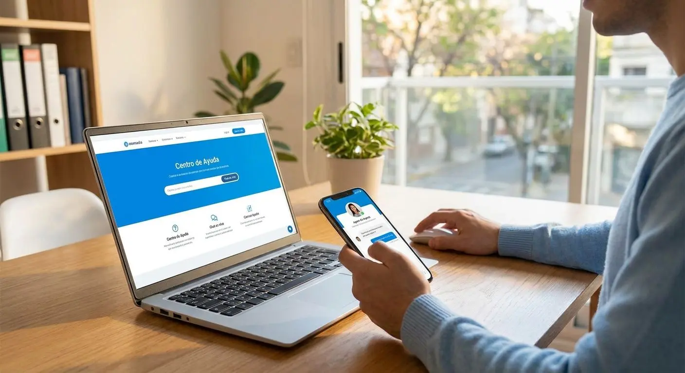 Usuario resolviendo problemas con el código Bet365 mediante soporte